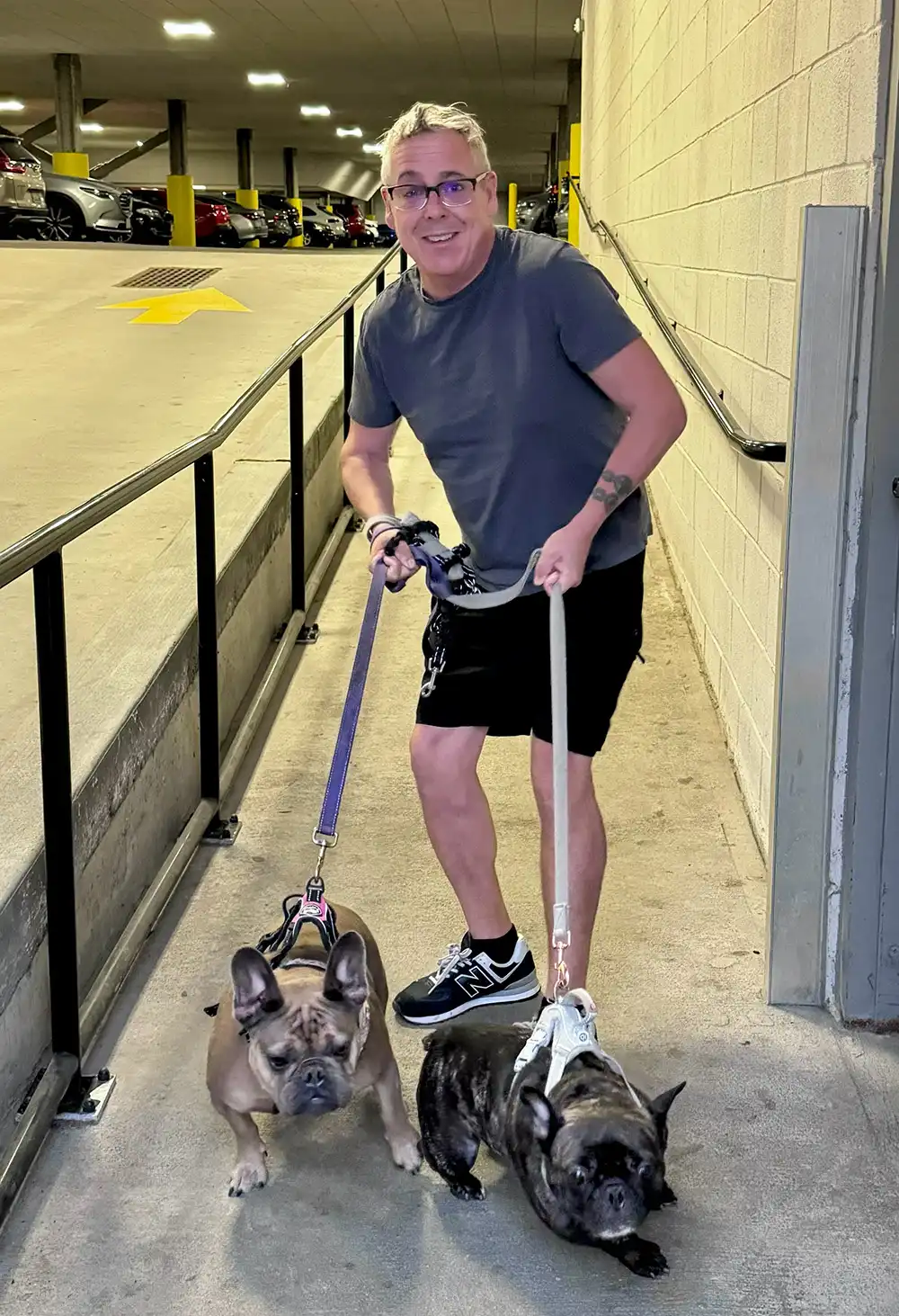 Keith Kinsella providing one-on-one dog walking services in Jersey City, New Jersey